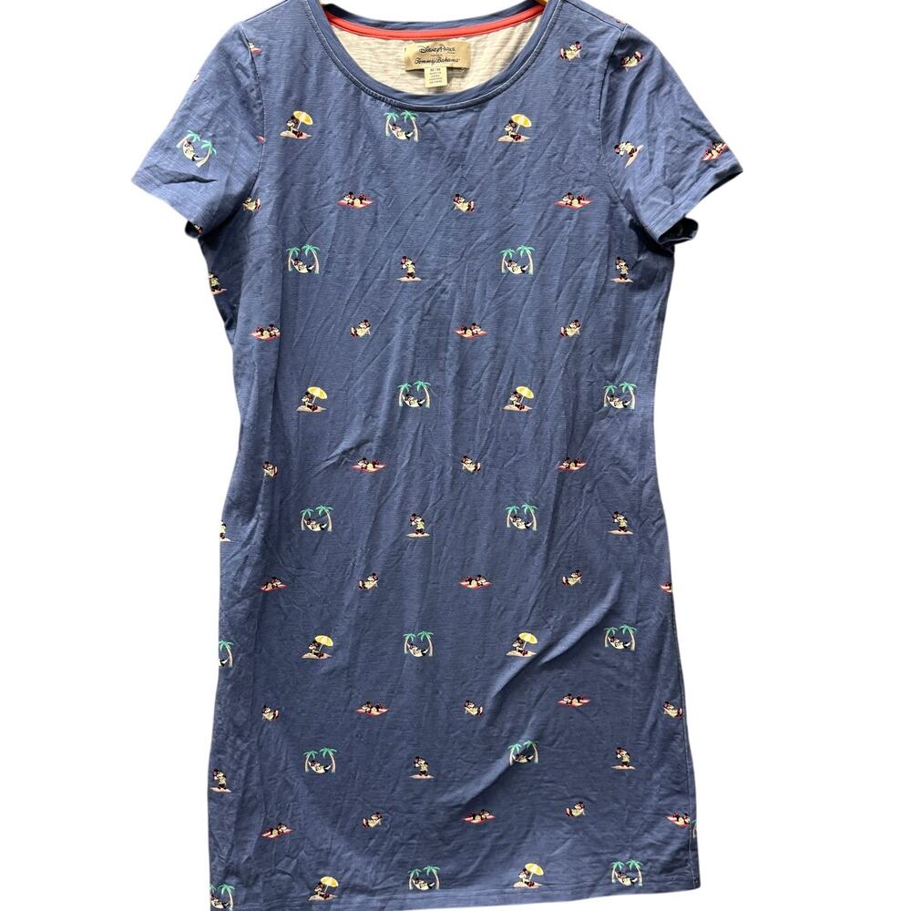 Blue Printed Women's Dress